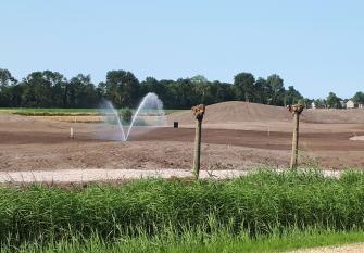 Nieuwe hole 1 opgeleverd door De Enk