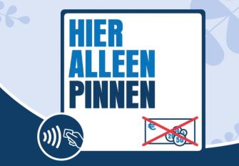 Voortaan alleen pinnen!