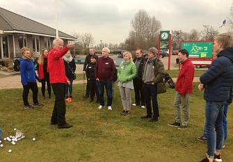 Golf-Debuut een groot succes!